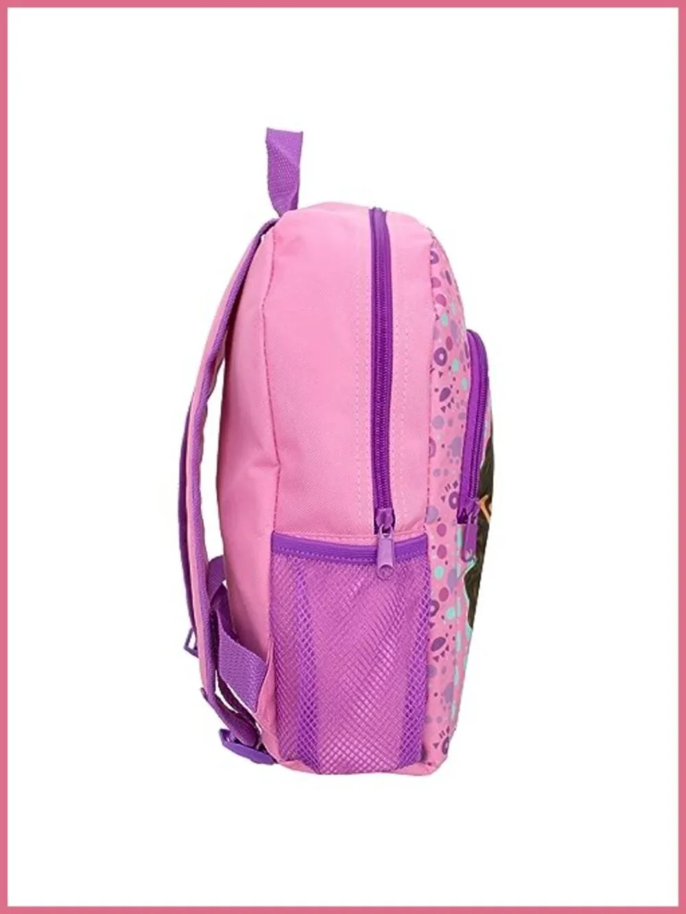 Gabby's Dollhouse Mercat Backpack Adjustable Straps Side Mesh Pockets School